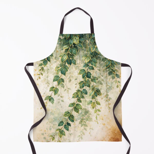 Item preview, Elegant Cascading Greenery Wall Art Print designed and sold by Gold Turtle  Lina.