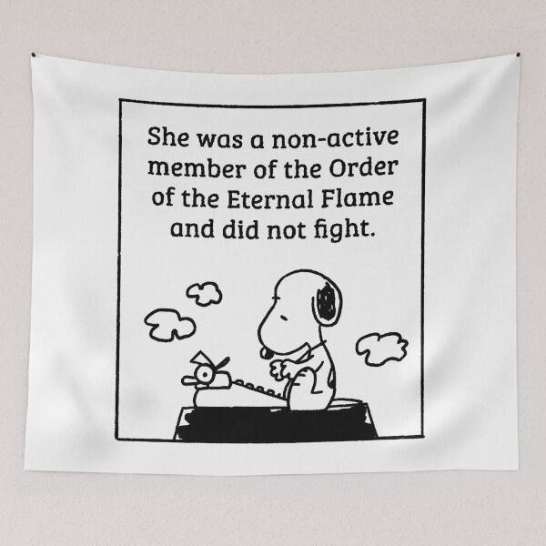 Item preview, snoopy reading alchemised quote designed and sold by liveawhimsylife.