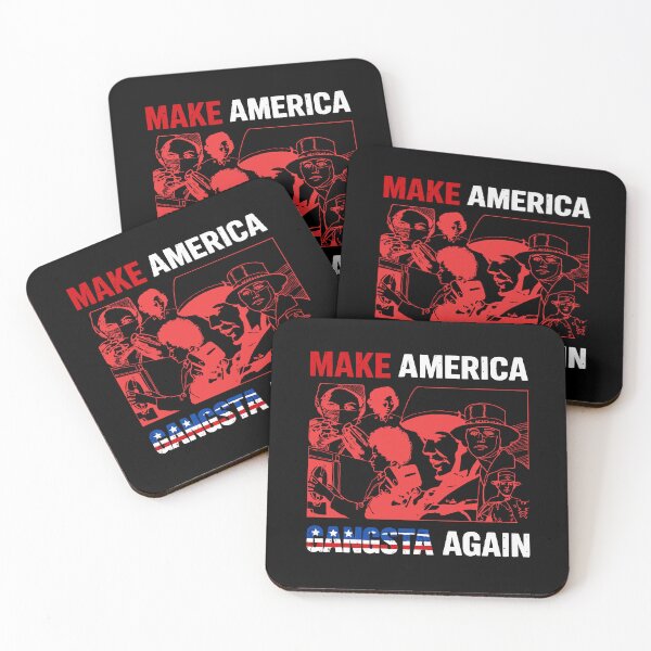 Item preview, ake America Gangsta Again – Hip Hop Culture Street Art Graphic | Urban Rap Humor Design designed and sold by Cree8if.