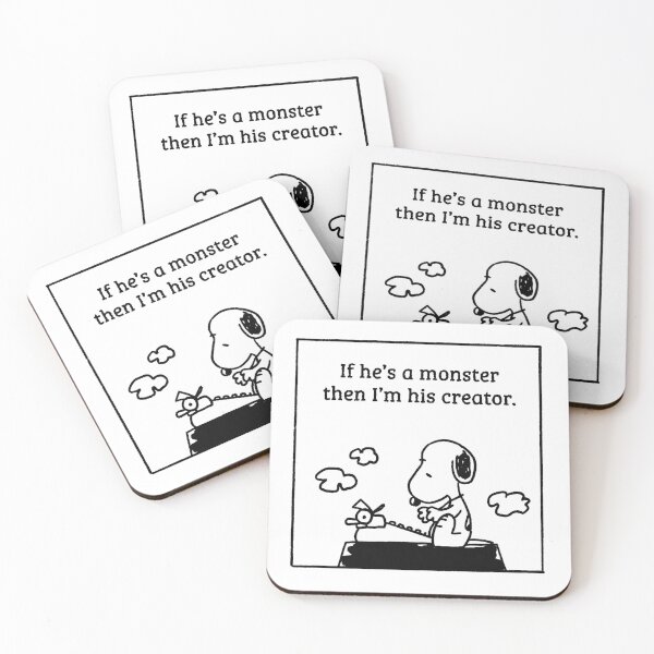 Item preview, snoopy reading alchemised manacled quote designed and sold by liveawhimsylife.