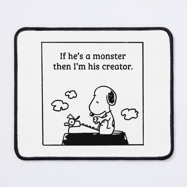 Item preview, snoopy reading alchemised manacled quote designed and sold by liveawhimsylife.