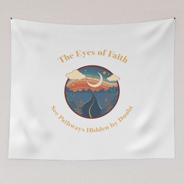 Item preview, Create Opportunity Through Faith – “The Eyes of Faith See Pathways Hidden by Doubt” Inspirational T-Shirt designed and sold by Gerontar.