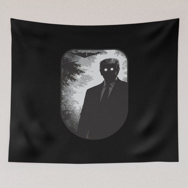 Item preview, Dark Shadow Figure Mysterious Silhouette Trump  designed and sold by DexertimaArt.
