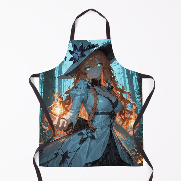 Item preview, KAEDE Anime Waifu Witch Casting Enchanted Forest Spell designed and sold by BorgSpareParts.