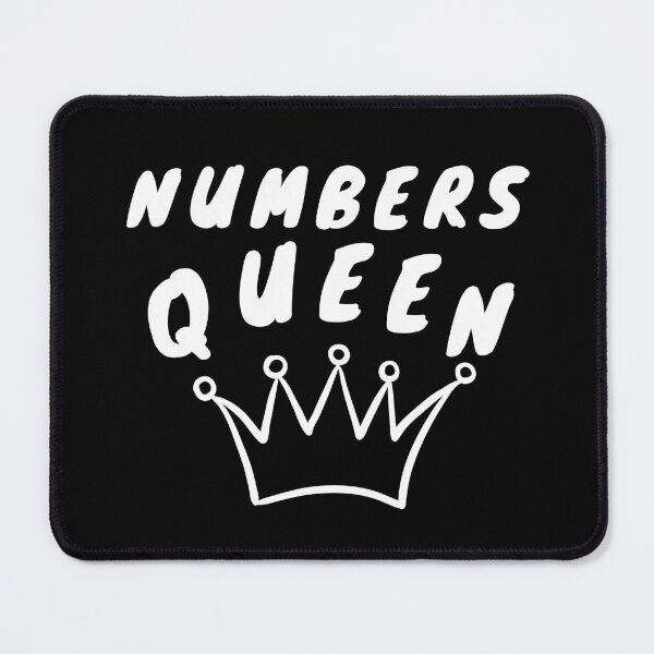 Item preview, Numbers Queen – Funny Finance and Accounting Numbers Lover Design designed and sold by DesignsVault.