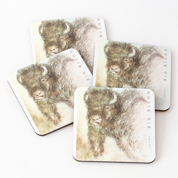 Item preview, The big Bison series - pencil drawing designed and sold by ferjosei.