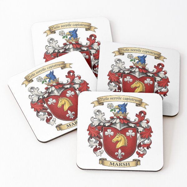 Item preview, The Marsh Family Coat of Arms designed and sold by BagTown Clans.