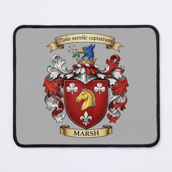 Item preview, The Marsh Family Coat of Arms designed and sold by BagTown Clans.