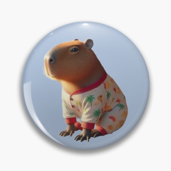 Item preview, Capy the Capybara - Tropical Dreams designed and sold by SamViralZoo.