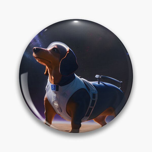 Artikelvorschau, Dackel-Weltraumforscher-Alienplanet-Hund-Kunstdruck entworfen und verkauft von CanineCourier.
