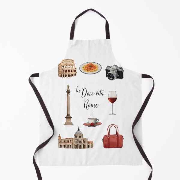 Item preview, Copy of Watercolor clipart of Rome featuring famous landmarks, food, drinks, and items related to Italian culture designed and sold by SpaceartLilu.