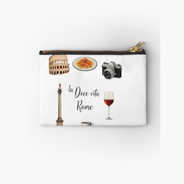 Item preview, Copy of Watercolor clipart of Rome featuring famous landmarks, food, drinks, and items related to Italian culture designed and sold by SpaceartLilu.