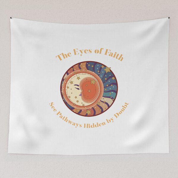 Item preview, Create Opportunity Through Faith – “The Eyes of Faith See Pathways Hidden by Doubt” Inspirational T-Shirt designed and sold by Gerontar.