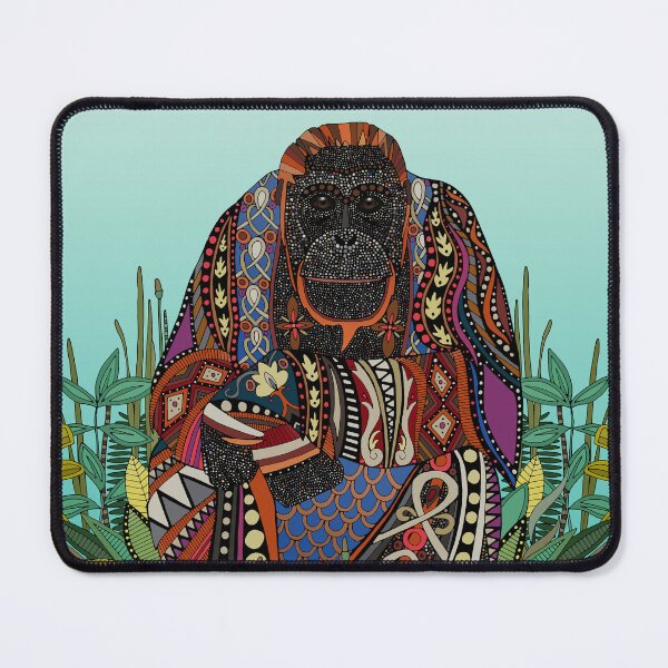 Item preview, orangutan king turquoise designed and sold by scrummy.