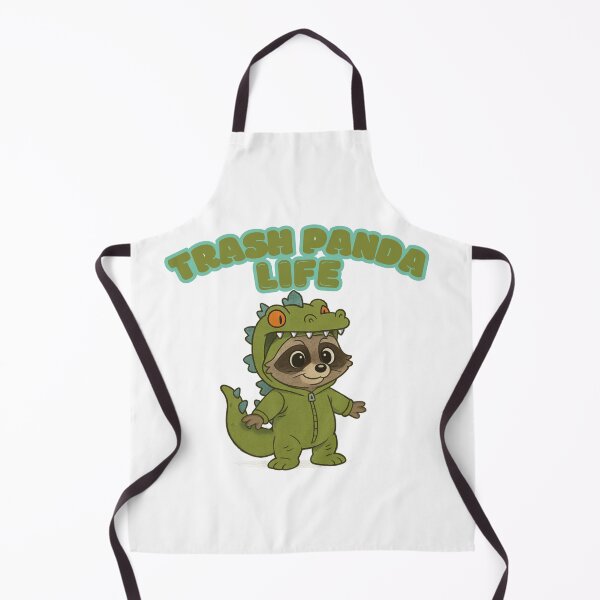 Item preview, Adorable Raccoon in Dinosaur Onesie - "Trash Panda Life“ designed and sold by BunnyFogCo.