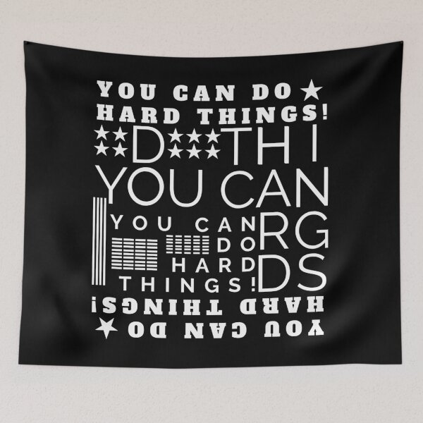 Item preview, You can do hard things! designed and sold by Giulivo Store Graphic.