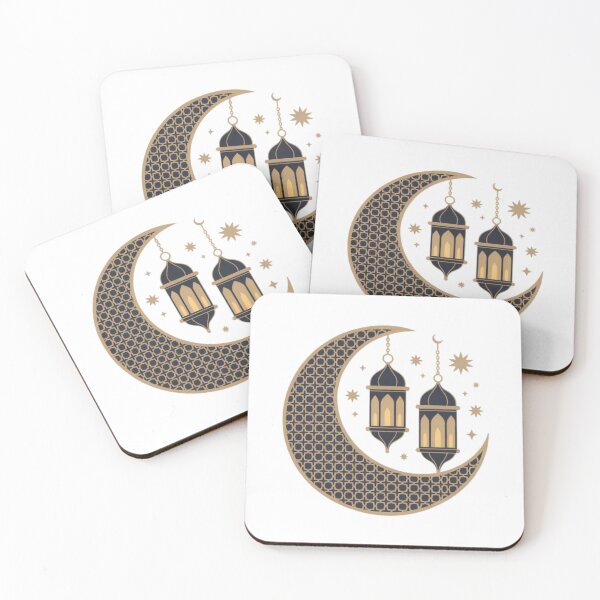 Item preview, Ramadan Mubarak Islamic Crescent Moon & Lantern Design designed and sold by SHop25souka.