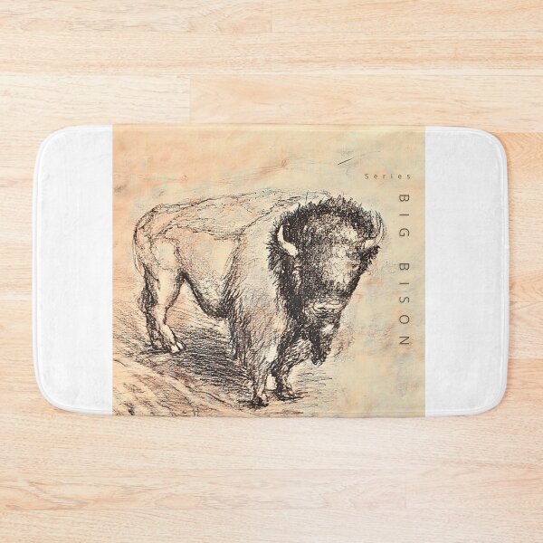 Item preview, The big Bison series - pencil drawing designed and sold by ferjosei.