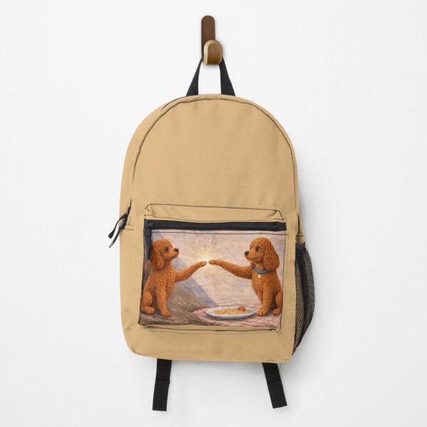 Item preview, Toy Poodle Creation – Funny Renaissance Poodle Art Inspired by Creation of Adam designed and sold by ToyPoodleClub.