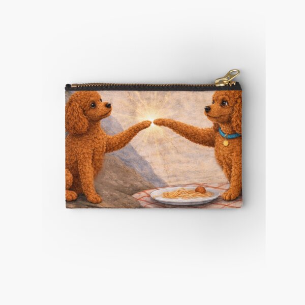 Item preview, Toy Poodle Creation – Funny Renaissance Poodle Art Inspired by Creation of Adam designed and sold by ToyPoodleClub.