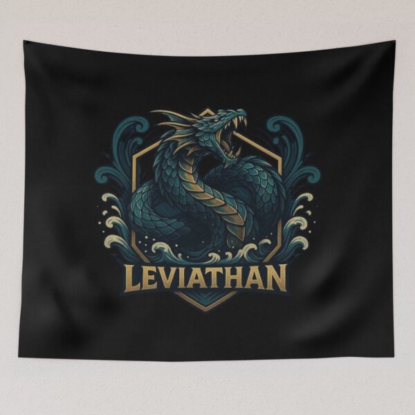 Item preview, Sea Serpent Leviathan – Legendary Ocean Dragon, Mythical Sea Monster of Ancient Mythology designed and sold by Typologystudios.