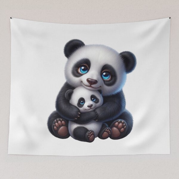 Item preview, Endless Tenderness: Duo of Baby Pandas designed and sold by CHRIST5000.
