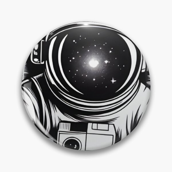 Item preview, Surreal Astronaut Melting in Time - Abstract Psychedelic Space Art designed and sold by Insight-Ink.