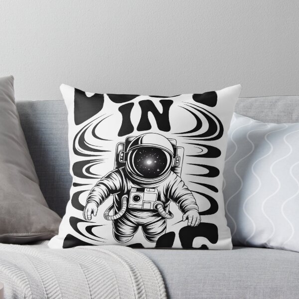 Item preview, Surreal Astronaut Melting in Time - Abstract Psychedelic Space Art designed and sold by Insight-Ink.