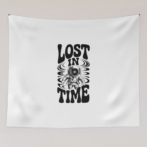 Item preview, Surreal Astronaut Melting in Time - Abstract Psychedelic Space Art designed and sold by Insight-Ink.
