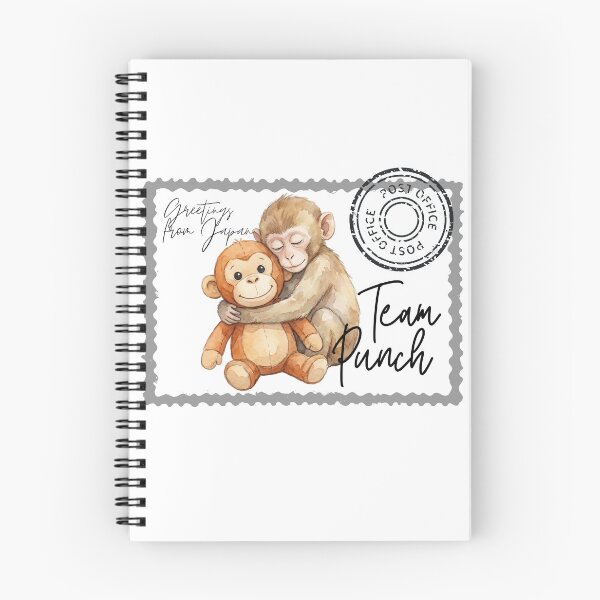 Item preview, Team Punch Ichikawa Zoo Monkey Meme – Viral Japanese Macaque Plush Toy Design designed and sold by ArcticFoxStudio.