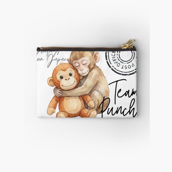 Item preview, Team Punch Ichikawa Zoo Monkey Meme – Viral Japanese Macaque Plush Toy Design designed and sold by ArcticFoxStudio.