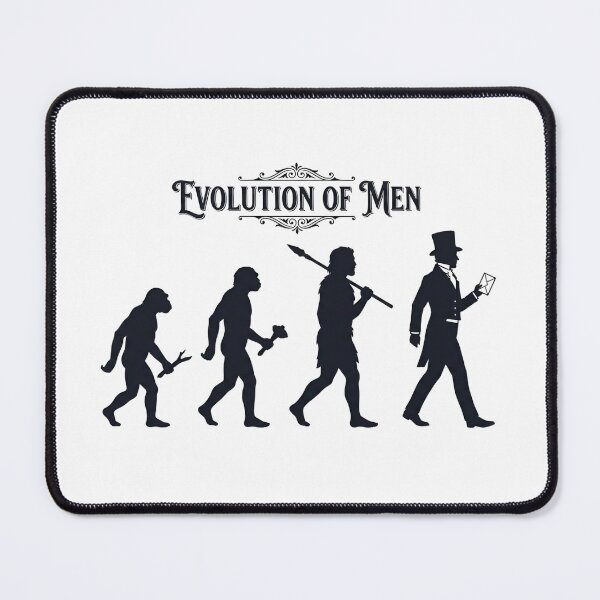 Item preview, Evolution Of Men Pride And Prejudice Mr Darcy Silhouette designed and sold by Fenay Designs.