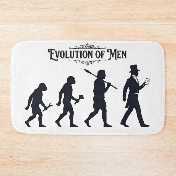 Item preview, Evolution Of Men Pride And Prejudice Mr Darcy Silhouette designed and sold by Fenay Designs.
