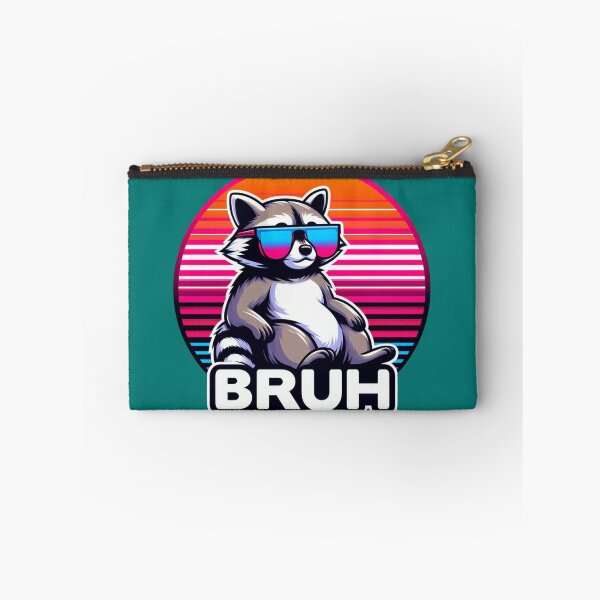 Item preview, Meme de atardecer de Vaporwave de Bruh Raccoon designed and sold by crazygoose30.