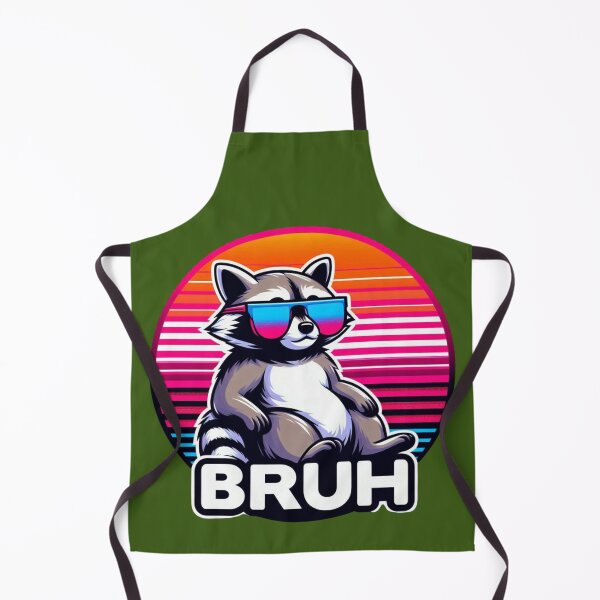 Item preview, Meme de atardecer de Vaporwave de Bruh Raccoon designed and sold by crazygoose30.