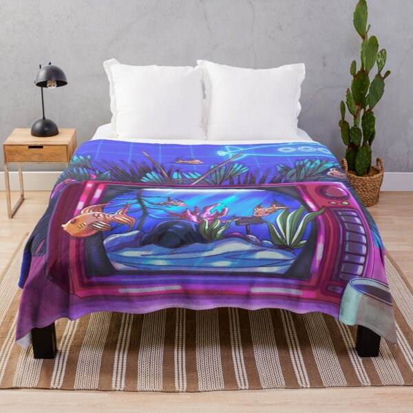 Artikelvorschau, Vaporwave-Aquarium entworfen und verkauft von PsalmStudio.