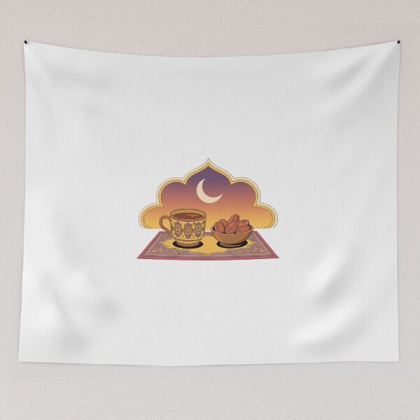 Item preview,   Ramadan Mubarak Islamic Crescent Moon & Lantern Design designed and sold by SHop25souka.