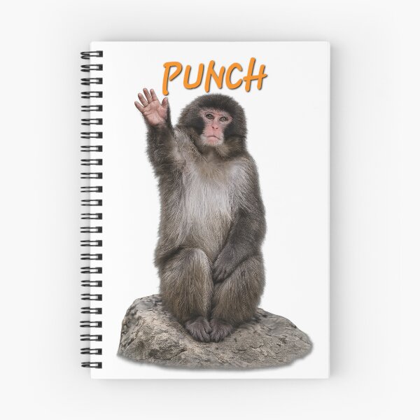 Item preview, Punch Monkey Waving his hand . Viral Cute Baby Monkey Meme, Funny Monkey Lover Gift designed and sold by TuyaArts.