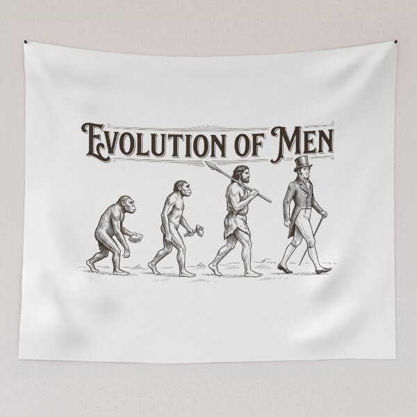 Item preview, Vintage Evolution Of Men Mr Darcy Pride And Prejudice designed and sold by Fenay Designs.