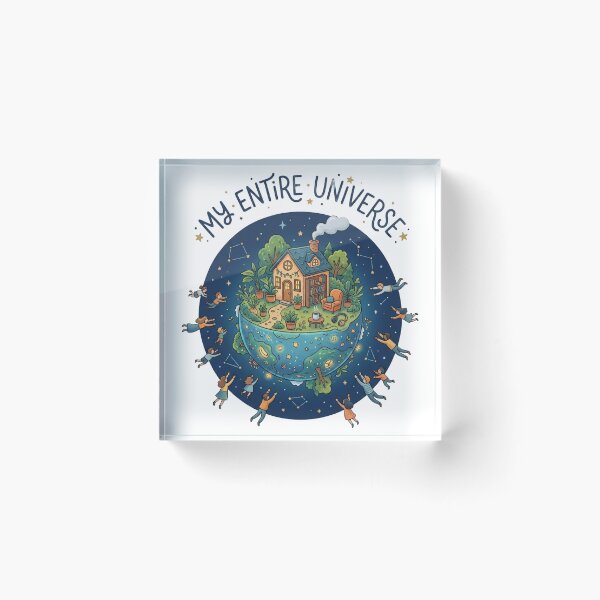 Item preview, Introvert Comfort Zone Planet Illustration designed and sold by Quiet Mode Studio.