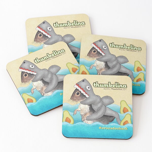 Item preview, Thumbelina: Avocado Shark designed and sold by ThumbelinaShop.