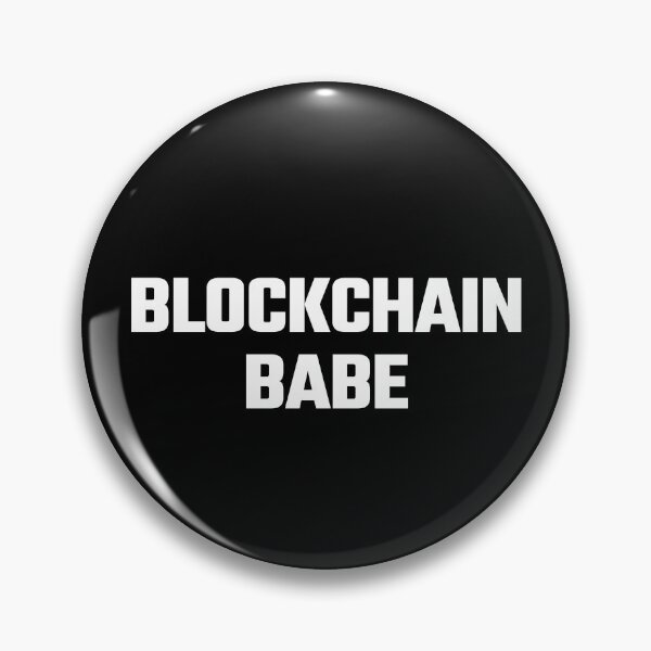 Artikelvorschau, Blockchain Babe - White Text entworfen und verkauft von Fight The Shirts.