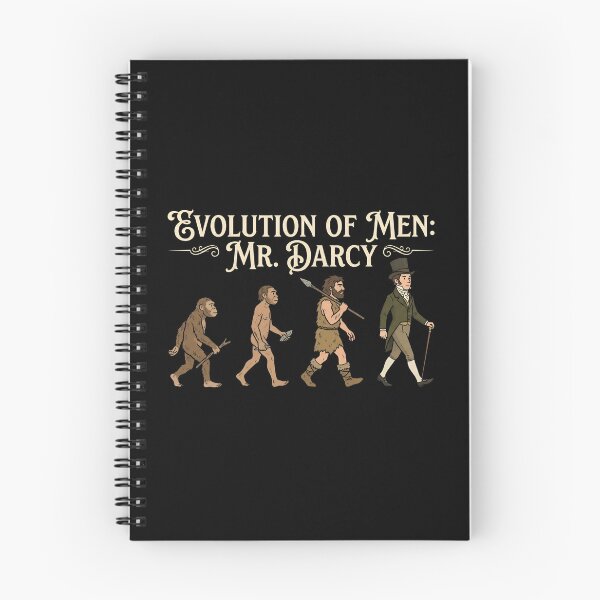 Item preview, Evolution Of Men Mr Darcy Pride And Prejudice Funny designed and sold by Fenay Designs.