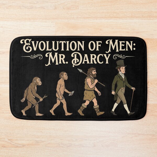 Item preview, Evolution Of Men Mr Darcy Pride And Prejudice Funny designed and sold by Fenay Designs.