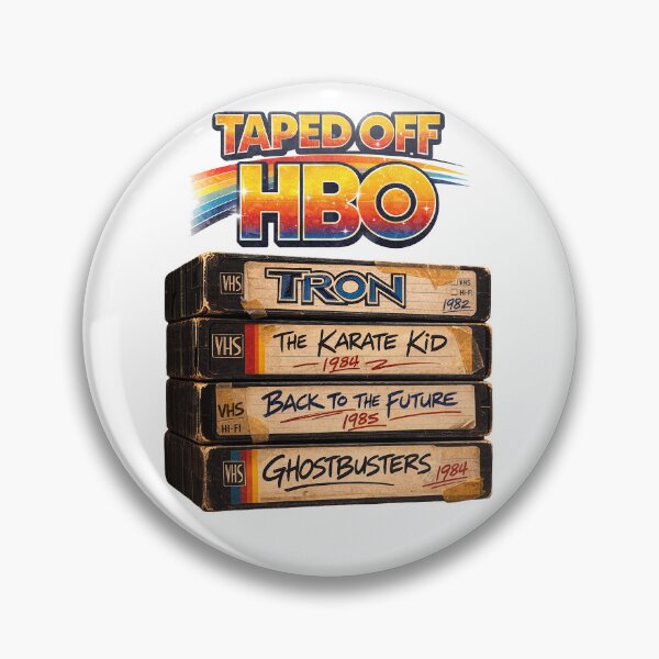 Item preview, Taped Off HBO – Retro VHS Stack 80s Movie Nostalgia Design designed and sold by DiamondSkyShirt.