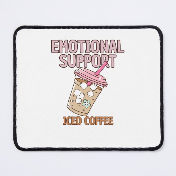 Item preview, Emotional Support Iced Coffee designed and sold by LuveraxArt.