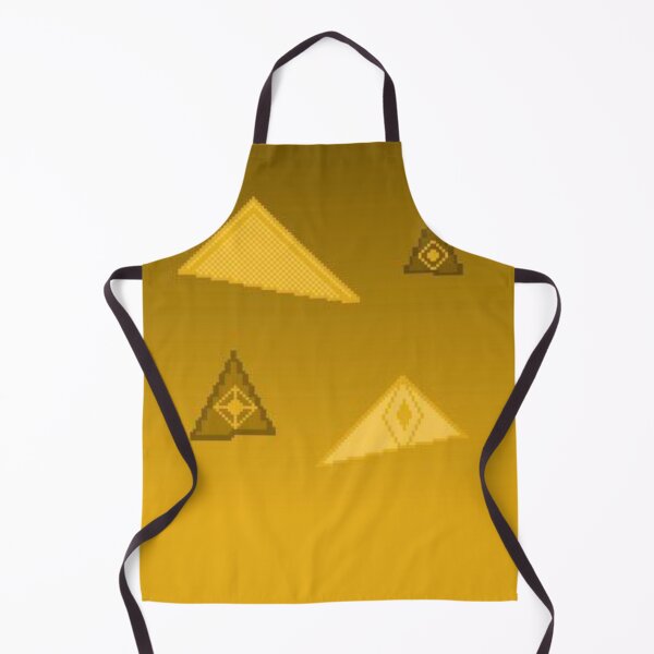 Item preview, Yellow background print with pyramids. Pixel art. designed and sold by YaroshMaria.