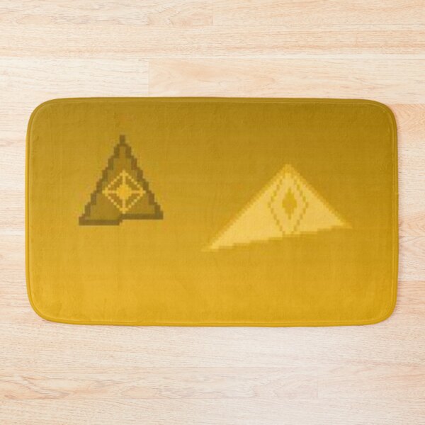 Item preview, Yellow background print with pyramids. Pixel art. designed and sold by YaroshMaria.