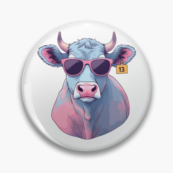 Item preview, Cow 13 Vaporwave Sunglasses Cool Factor designed and sold by storethirteen.