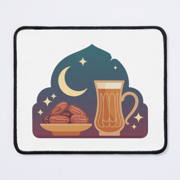 Item preview, Ramadan Mubarak Islamic Crescent Moon & Lantern Design designed and sold by SHop25souka.